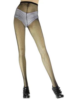 Full Length Womens Black Fishnet Costume Stockings
