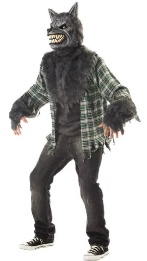 Full Moon Werewolf Madness Mens Halloween Costume