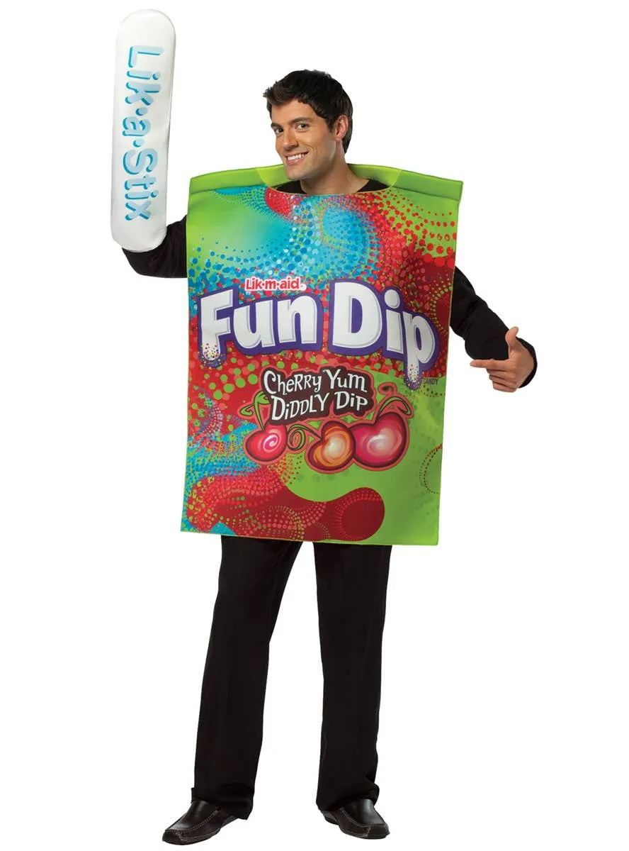 Fun Dip Adults Candy Fancy Dress Costume