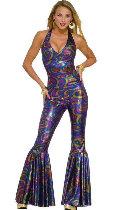 Funky Dancing Fox Womens 70s Disco Costume