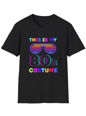 Funky Neon This Is My 80s Costume Shirt