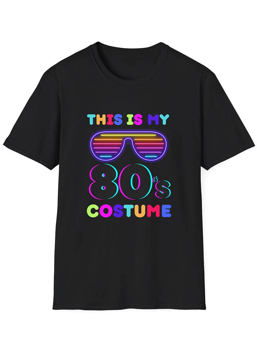 Funky Neon This Is My 80s Costume Shirt