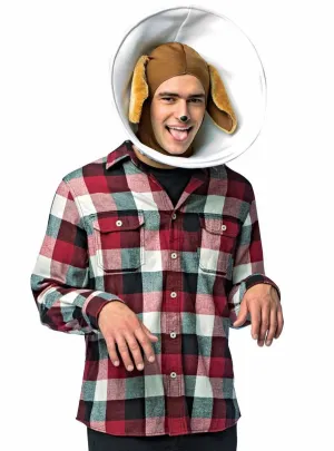 Funny Dog In A Cone Adults Headpiece
