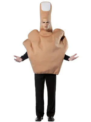 Funny Giant Middle Finger Adults Fancy Dress Costume
