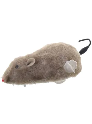 Funny Grey Wind Up Mouse Toy Halloween Decoration