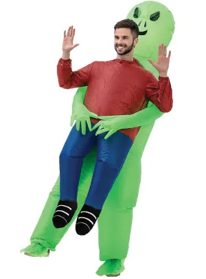 Funny Inflatable Alien Kidnap Adults Halloween Costume