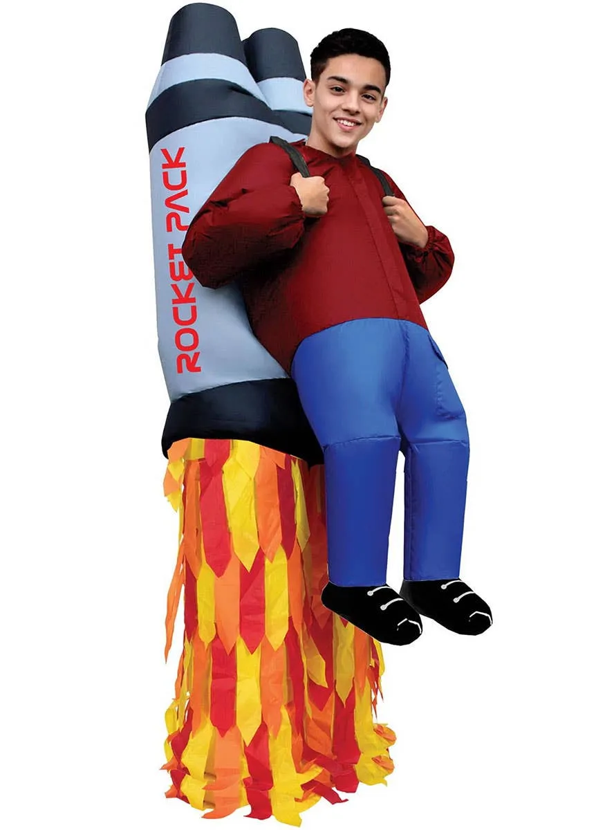 Funny Inflatable Rocket Jet Pack Kids Costume