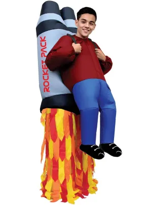 Funny Inflatable Rocket Jet Pack Kids Costume