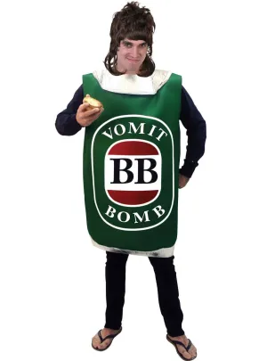 Funny VB Vomit Bomb Bogan Beer Adults Costume