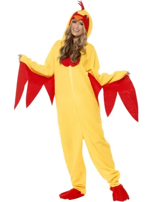Funny Yellow Chicken Womens Animal Costume Onesie