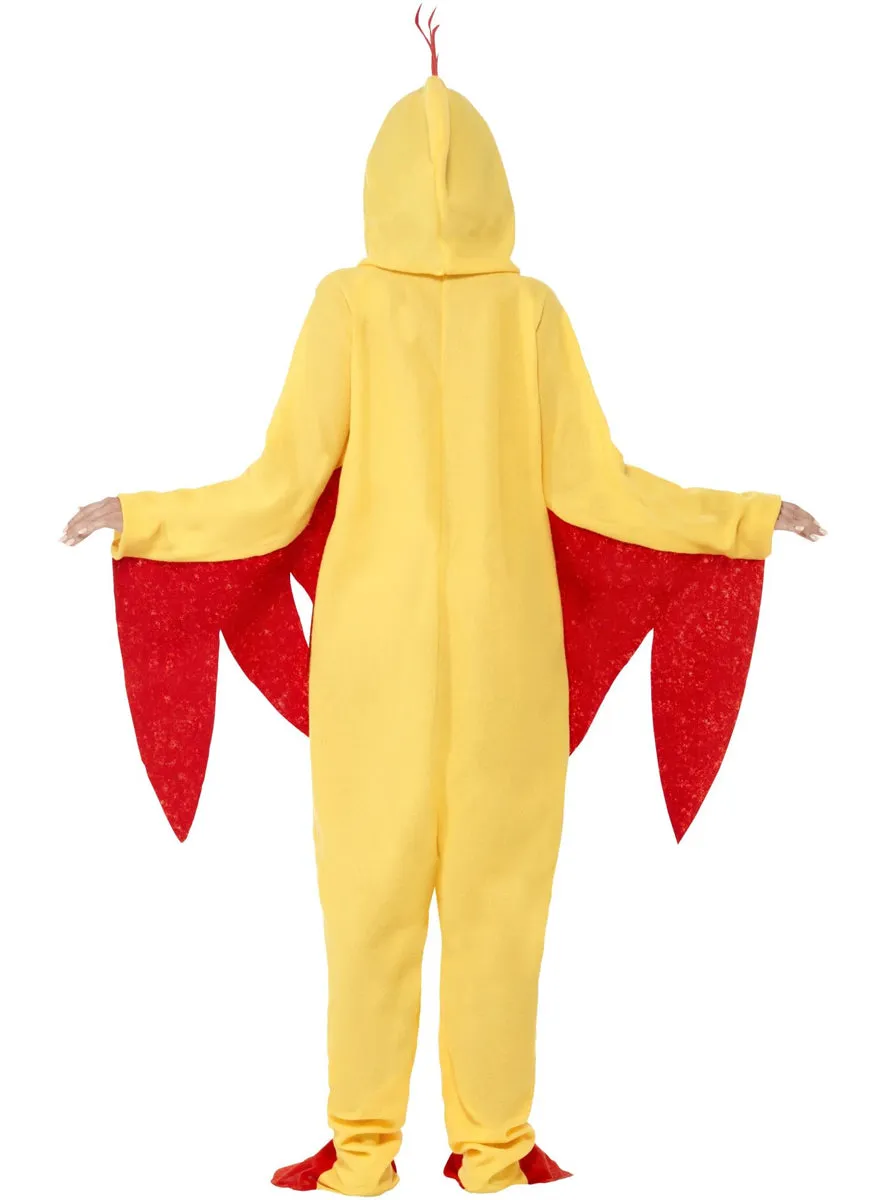 Funny Yellow Chicken Womens Animal Costume Onesie