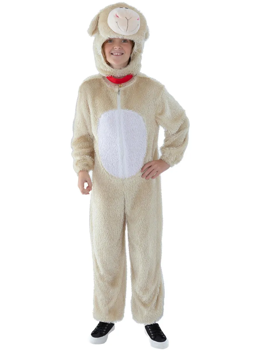 Furry Lamb Kids Animal Costume Onesie