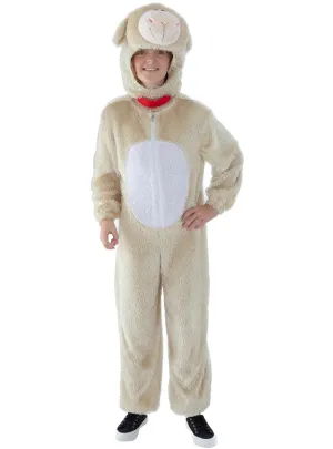 Furry Lamb Kids Animal Costume Onesie