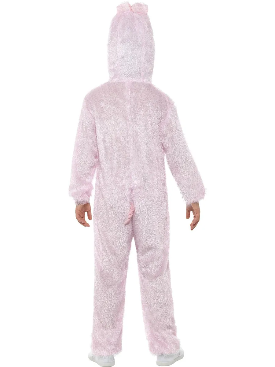 Furry Pink Pig Kids Animal Costume Onesie
