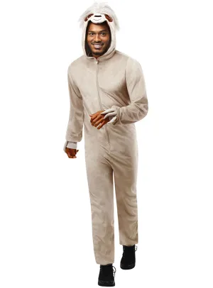 Furry Sloth Mens Animal Costume Onesie