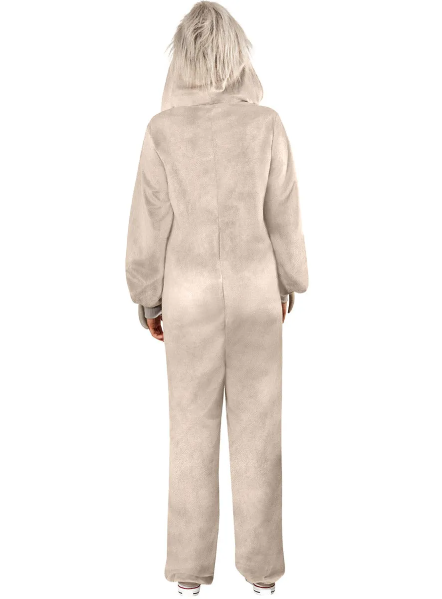 Furry Sloth Womens Animal Costume Onesie