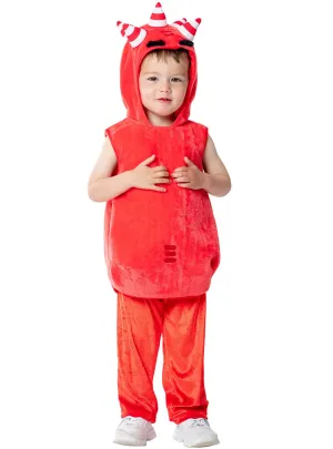 Fuse Red Monster Boys Oddbods Monster Costume
