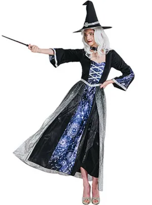 Galaxy Witch Womens Astrological Halloween Costume