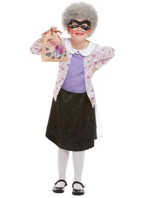 Gangsta Granny Teen Girls David Walliams Book Character Costume