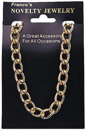 Gangster Large Gold Novelty Bling Chain