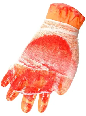 Gauze Wrapped Bloody Severed Hand Decoration