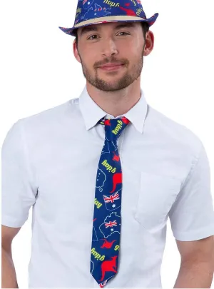 G'Day Australian Print Costume Tie