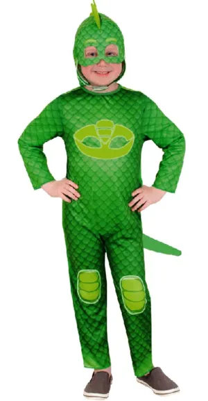 Gekko Green PJ Masks Boys Glow In the Dark Costume