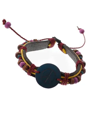 Generation Hippie Peace 1970s Handmade Costume Bracelet