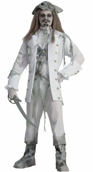 Ghost Pirate Captain Mens Halloween Costume