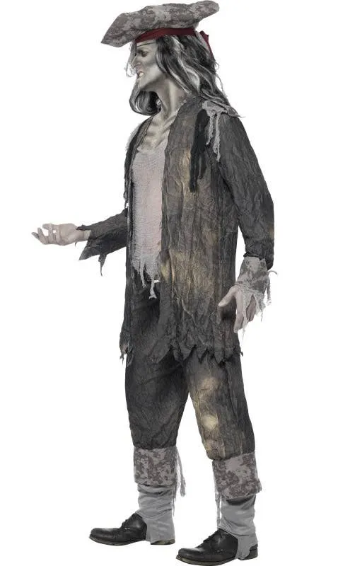 Ghost Ship Pirate Ghoul Mens Halloween Costume