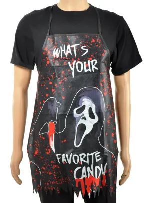 Ghostface What's Your Favourite Candy Halloween Apron