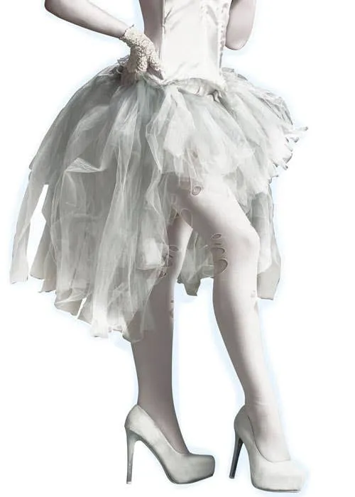 Ghostly Spirits Grey and White Halloween Tutu