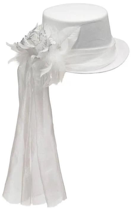 Ghostly Spirits White Top Hat