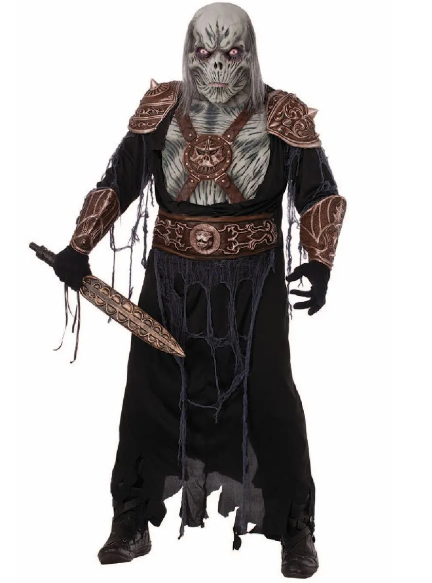 Ghoul Warrior Mens White Walker Halloween Costume
