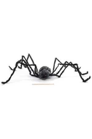 Giant Black and Grey Spider Halloween Decoration