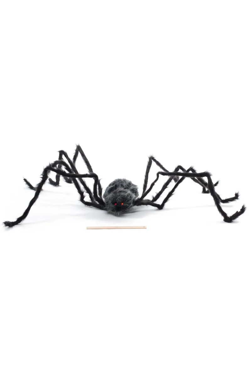 Giant Black and Grey Spider Halloween Decoration