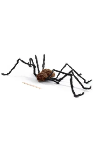 Giant Dark Brown and Black Spider Halloween Decoration