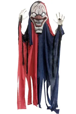 Giant Hanging Scary Clown Halloween Decoration