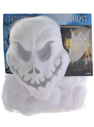 Giant Hanging Spooky White Ghost Halloween Decoration