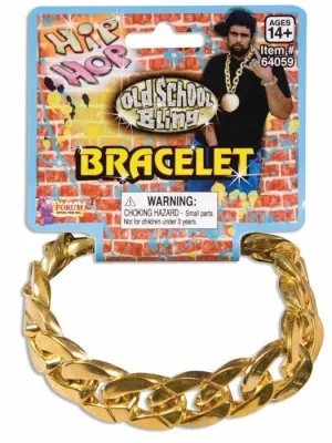 Giant Hip Hop Chain Costume Bracelet