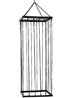 Giant Life Size Horror Cage Hanging Halloween Decoration