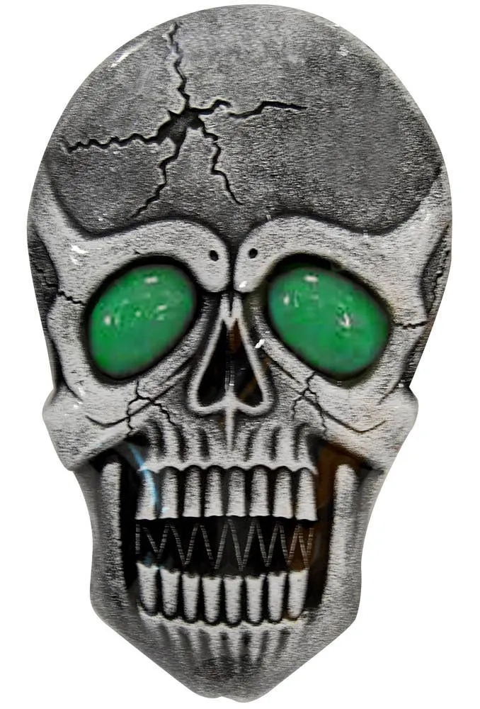 Giant Skull Halloween Decoration with Glowing Eyes