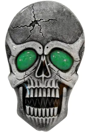 Giant Skull Halloween Decoration with Glowing Eyes