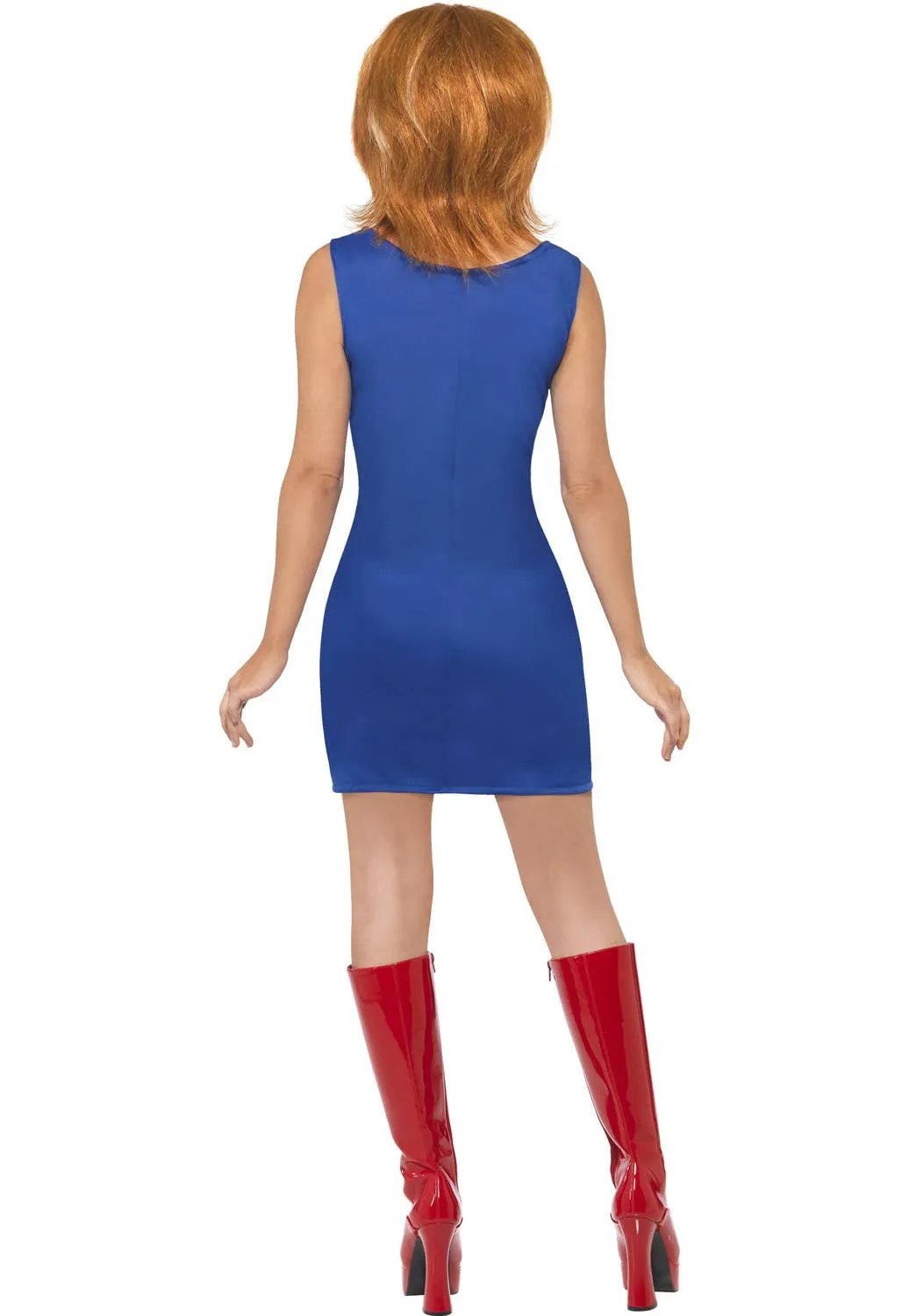Ginger Spice Womens Union Jack Costume Dress