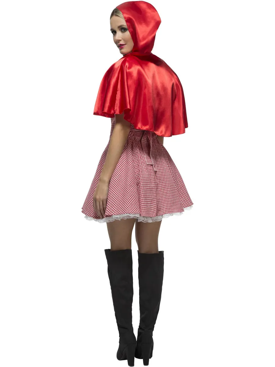 Gingham Little Red Riding Hood Sexy Womens Costume