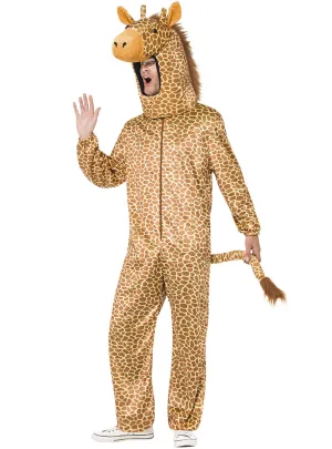 Giraffe Adults Deluxe Animal Costume Onesie