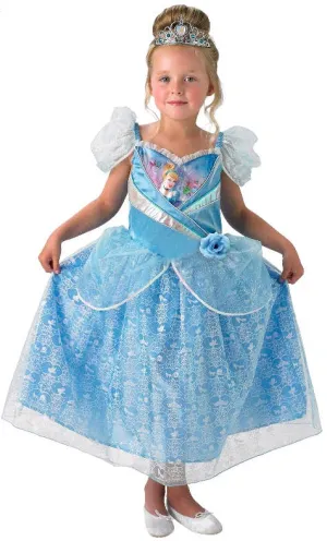 Girls Cinderella Disney Princess Classic Shimmer Costume