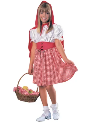 Girls Classic Little Red Riding Hood Fairytale Costume