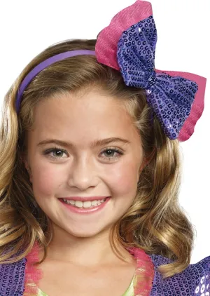Girls Purple Dance Craze Youtuber  Sequin Bow Headband