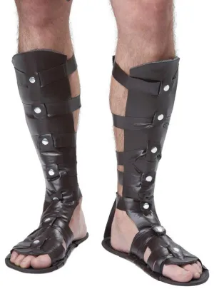 Gladiator Mens Brown Costume Sandals
